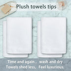 Luxury Bath Towels, Bath Towels Set of 4, Large 30" x 56" - Image 3