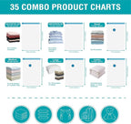Cozy Essential Vacuum Storage Bags, Compression Space Saver Bags - Image 5