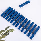 KINGLAKE Blue Clothes Pins Wooden - Image 4
