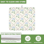 Hydrangea Floral Dish Drying Mat - Image 5