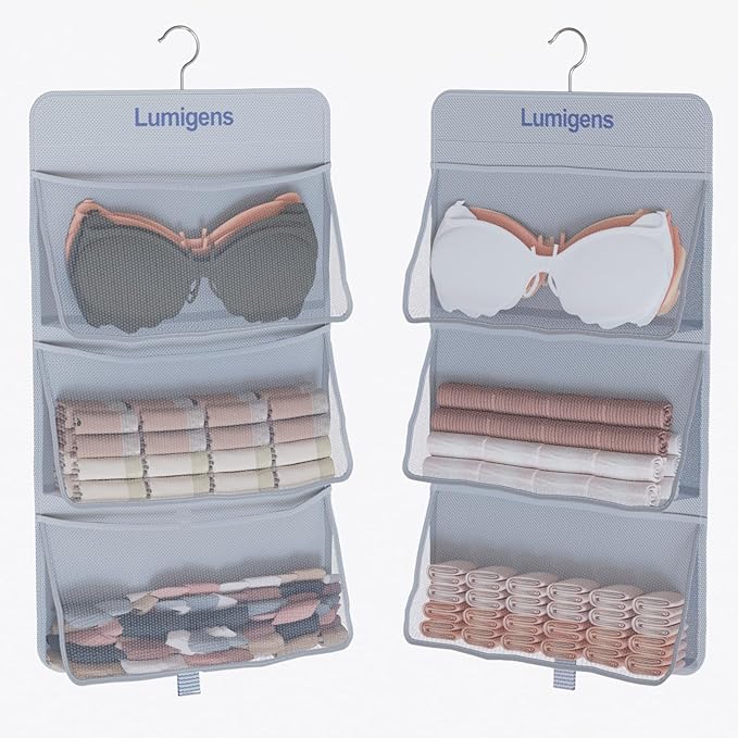 2 pack Hanging Closet Organizer by Lumigens