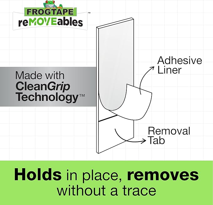 FrogTape reMOVEables Damage Free Adhesive Hook - Image 4