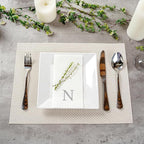 Luxenap 15.8 X 7.9 Inch Linen-Feel Guest Towels, 2000 Lettered Hand Towels - Image 4