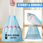 4 Gallon Trash Bags Drawstring 100 Count, JUKFITA Strong Small Garbage Bags - Image 4