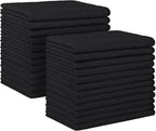HOMEXCEL Black Microfiber Cleaning Cloth, 24 Pack Absorbent Cleaning Rags by HOMEXCEL