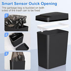 Bathroom Automatic Trash Can 4 Gallon Touchless Motion Sensor Small Garbage Can - Image 6