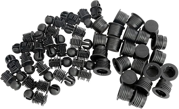 Speaker Grill Guide 24Pairs Black Plastic Ball and Socket Type Grill Guides - Image 5