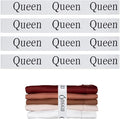 4PCS Bed Sheet Organizer Bands, Storage Labels and Sheet Keepers by QoeCycth