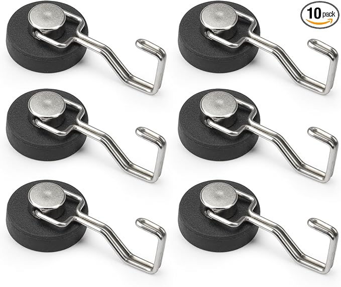 Rubber Coated Magnetic Hooks for Cruise Ship Cabin, Classroom and Office by DUGUJIUJIAN