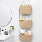 Hanging Basket, 3-Tier Wall Baskets, Over the Door Organizer - Image 2