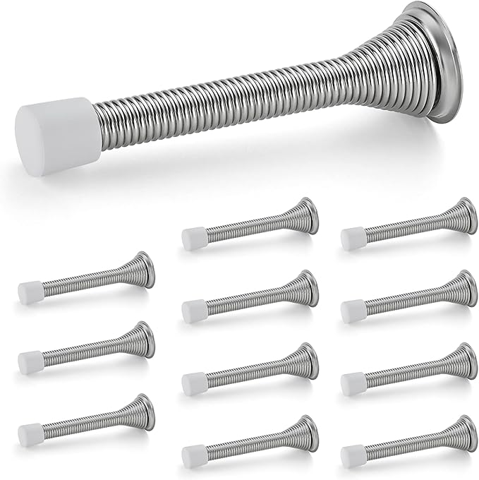 Ravinte Door Stoppers, 12 Pack Spring Door Stops by Ravinte