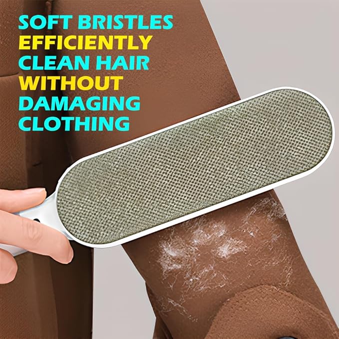 2PCS Lint Brushes for Clothes, Cat Dog Hair Remover for Lundary, Self-Cleaning - Image 5