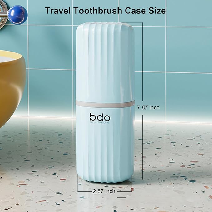 Toothbrush Cup Toothbrush Travel Case, Travel Toothbrush Holder Case - Image 2
