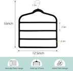 Velvet Pant Clothes Hanger Space Saving Non Slip Shorts Hanger, Myfolrena Jeans - Image 7