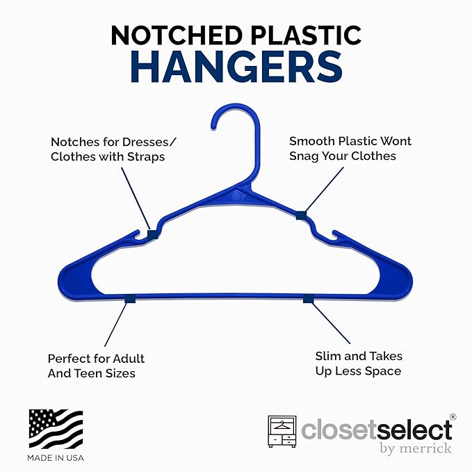 Plastic Hangers 50 Pack - Image 4