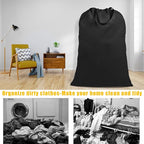 Cotton Canvas Laundry Bag with Handles & Drawstring Straps, Heavy Duty Extra - Image 7