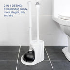 CELOX Toilet Brush and Plunger Set, Toilet Bowl Brush and Holder, Toilet Brush - Image 7