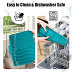 Silicone Dish Drying Mat for Kitchen Counter, Dish Drying Pad, Non-Slip Drain - Image 5