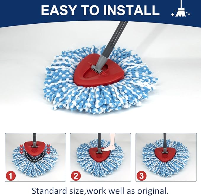 4 Pack Mop Head Replacement Compatiable - Image 6