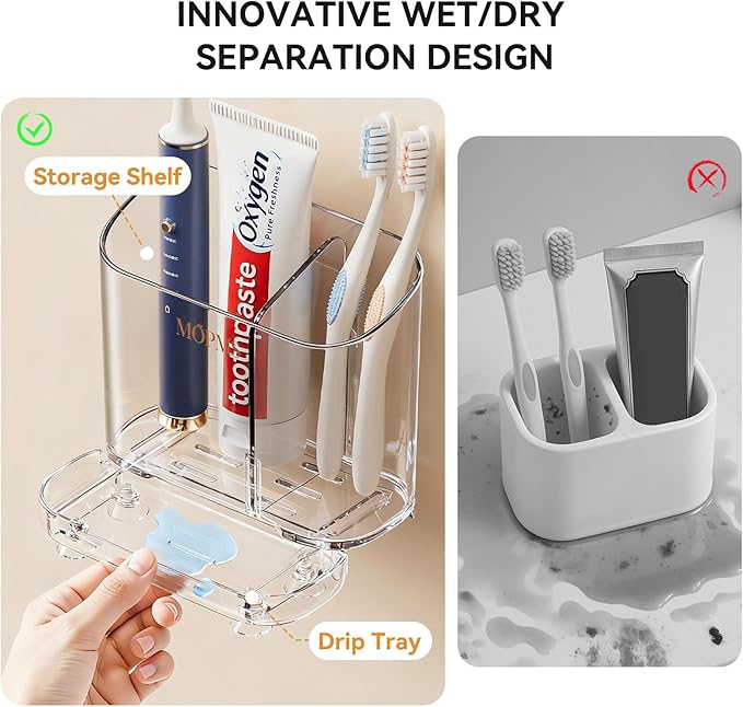 Toothbrush Holders with Drainage - Image 4