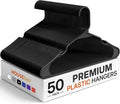 HOUSE DAY Plastic Hangers 50 Pack by HOUSEDAY