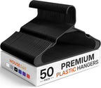 HOUSE DAY Plastic Hangers 50 Pack by HOUSEDAY