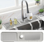 PoYang 24 Inch Faucet Mat for Kitchen Sink Splash Guard Behind Faucet, Sink by PoYang