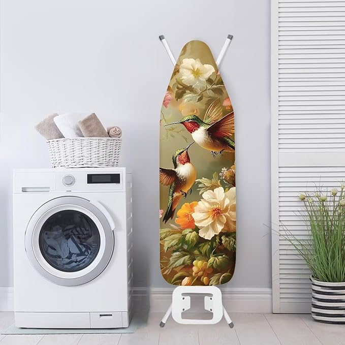 Hummingbird Floral Ironing Board Cover Heat Resistance and Resist Scorching - Image 3