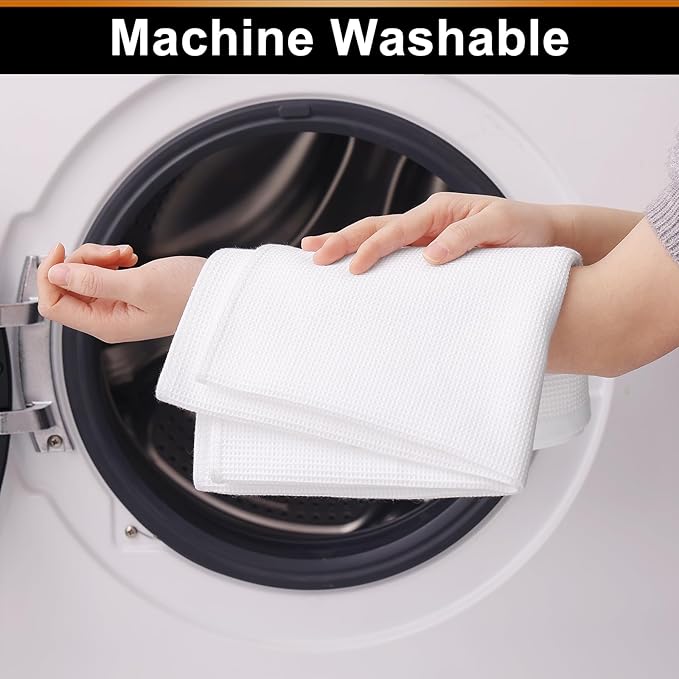 Homaxy 100% Cotton Waffle Weave Kitchen Towels - Image 8