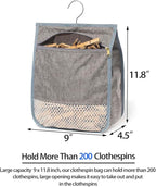 Laundry Clothespin Bag for Clothesline Outdoor, Clothes pin Bag - Image 2