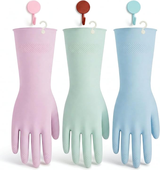 IMARU 3 Pairs Dishwashing Gloves by IMARU