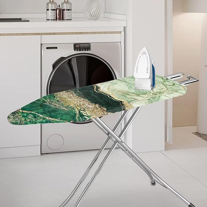 ZDCUSTOM Green Marble Table Top Ironing Board Cover Standard Ironing Board Cover - Image 2