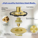 Metal 2 Pack Bathtub Drain Stopper - Image 6