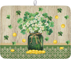 St Patricks Day Dish Drying Mat by Kawani
