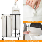 WOWLIVE Double Laundry Hamper - Image 6
