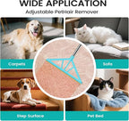 Carpet Rake for Pet Hair Removal, Reusable Pet Hair Remover, 55”Adjustable Long - Image 5