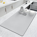 LOPNUR Kitchen Dish Drying Mat, Super Absorbent Dish Drying Pad, Diatomite by LOPNUR
