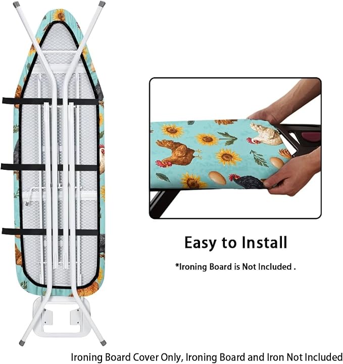 Table Top Ironing Board Cover, Non-Slip Ironing Board Protective Sleeve - Image 4
