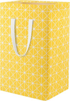 Waterproof Laundry Hamper Collapsible Laundry Basket Leather Handle Laundry Bag by %E2%80%8ETeLUVHome