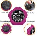 Kitchen Sink Strainer, Large Wide Rim 4.5" Diameter Sink Drain Strainer - Image 2
