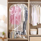 BALEINE 60'' Clear Garment Bags, 6 Packs PEVA Dress Bag - Image 5