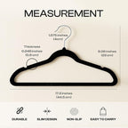 Utopia Home Velvet Hangers 50 Pack – Luxury Non-Slip Slim Pant & Coat Hangers - Image 3