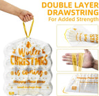 XUXRUS Gold Trash Bags Mini Trash Bags, 3 Gallon Small Bathroom Drawstring - Image 2