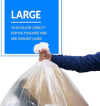 Reli. SuperValue 55-60 Gallon Trash Bags | 50 Count | Made in USA | Heavy Duty - Image 5