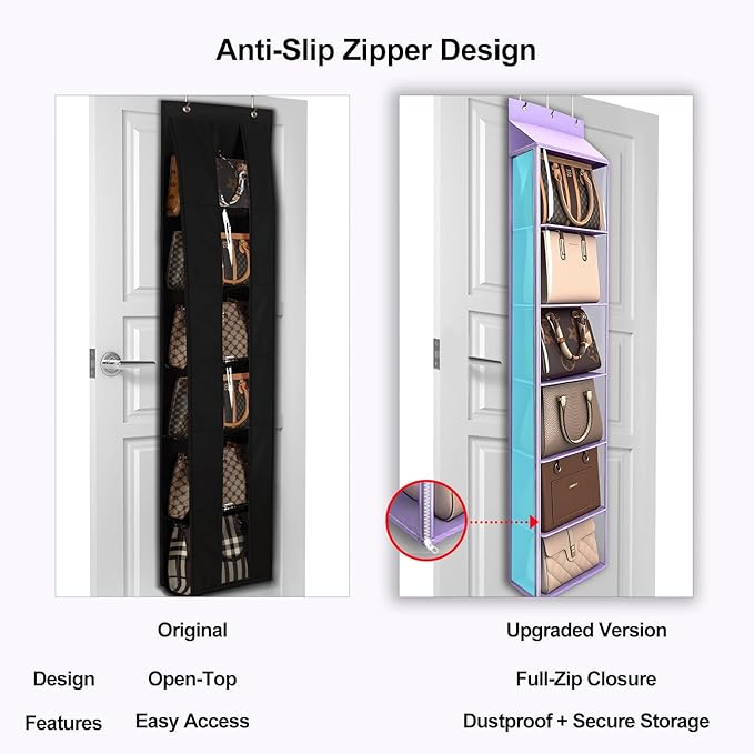 Lirex Over The Door Purse Organizer & Purse Shelf - Image 4