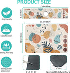 Dish Drying Mat for Kitchen Counter Matt, Super Absorbent Non-slip Rubber Backed - Image 2