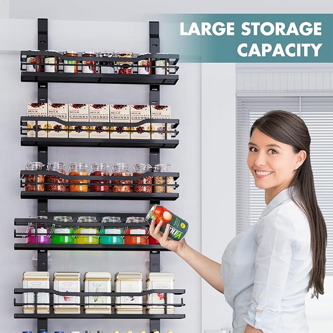 Over The Door Pantry Organizer，9-Tier Over The Door Organizer - Image 7