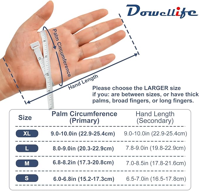 Dowellife Cut Resistant Gloves Food Grade Level 5 Protection, Safety Kitchen - Image 7