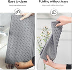Silicone Dish Drying Mat for Kitchen Counter, 16x24 Collapsible Trifold Large - Image 4