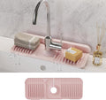WAFT YEARN 14X5 Inch Silicone Durable Faucet Mat Kitchen Sink Splash Guard by WAFTYEARN